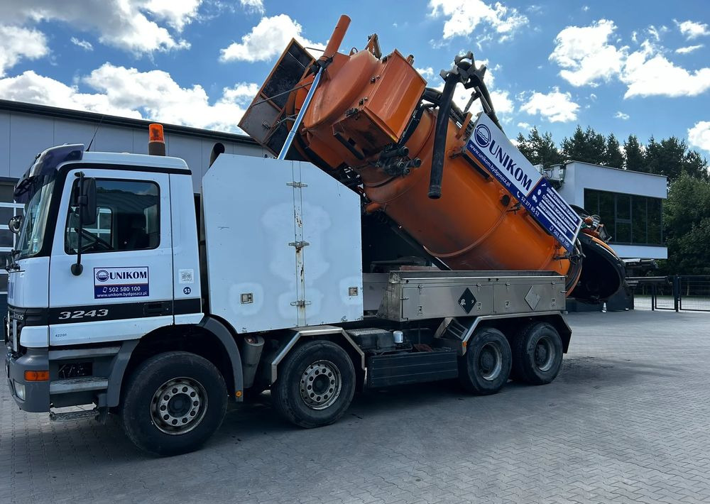 Mercedes-Benz ACTROS 3243 KAISER AQUASTER WUKO - Camion vidangeur: photos 1 Mercedes-Benz ACTROS 3243 KAISER AQUASTER WUKO - Camion vidangeur: photos 1