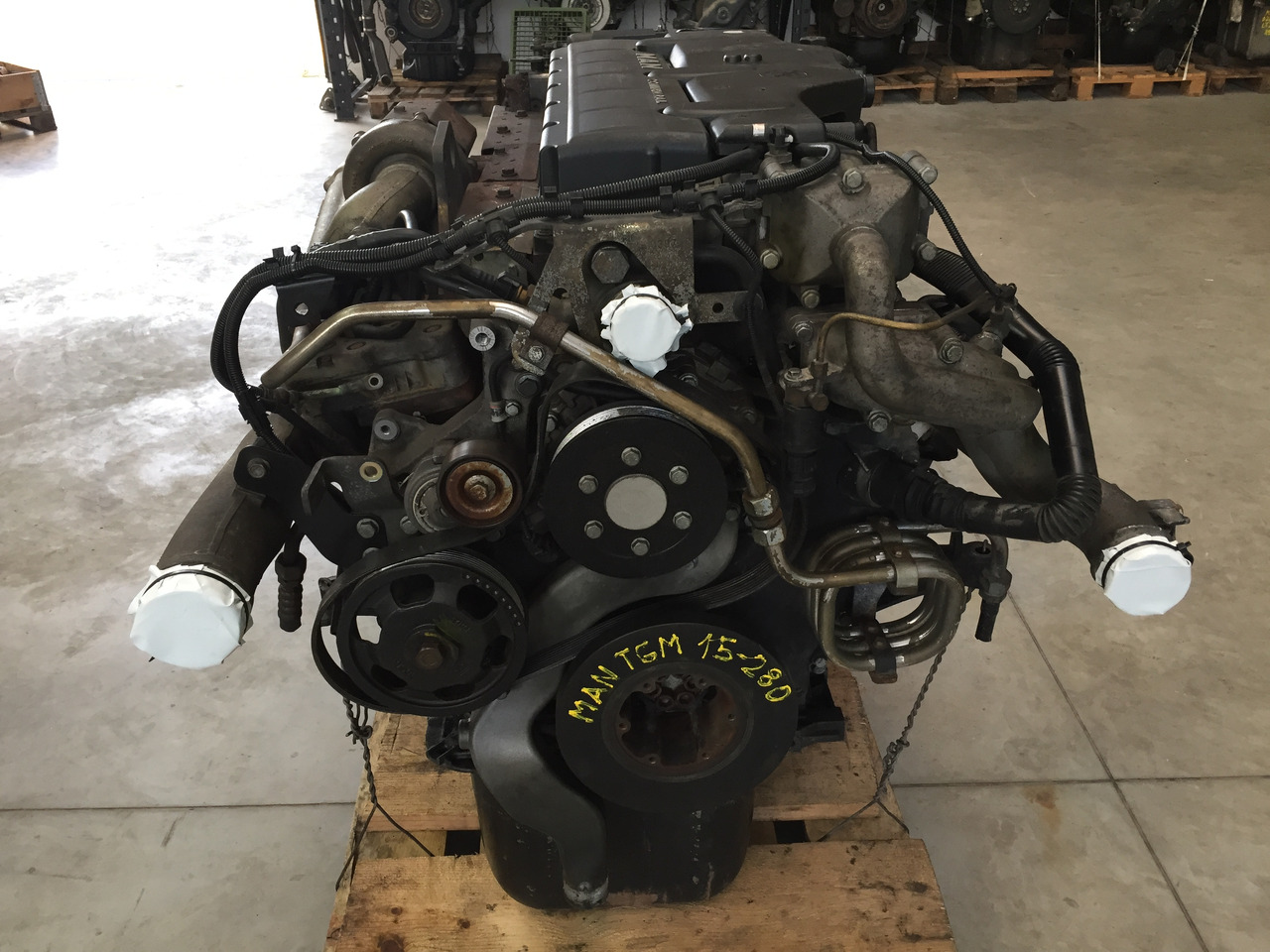 Gebrauchter Motor, MAN TGM 15.280, Motortyp: D 0836 LF 51, Euro 4 - Moteur pour Camion: photos 2 Gebrauchter Motor, MAN TGM 15.280, Motortyp: D 0836 LF 51, Euro 4 - Moteur pour Camion: photos 2