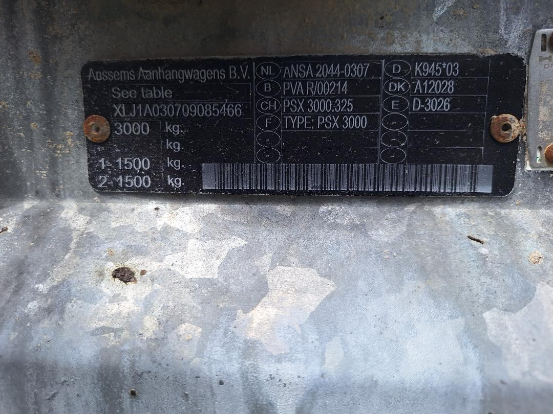 ANSSENS, 2009 god. - Remorque plateau: photos 4 ANSSENS, 2009 god. - Remorque plateau: photos 4