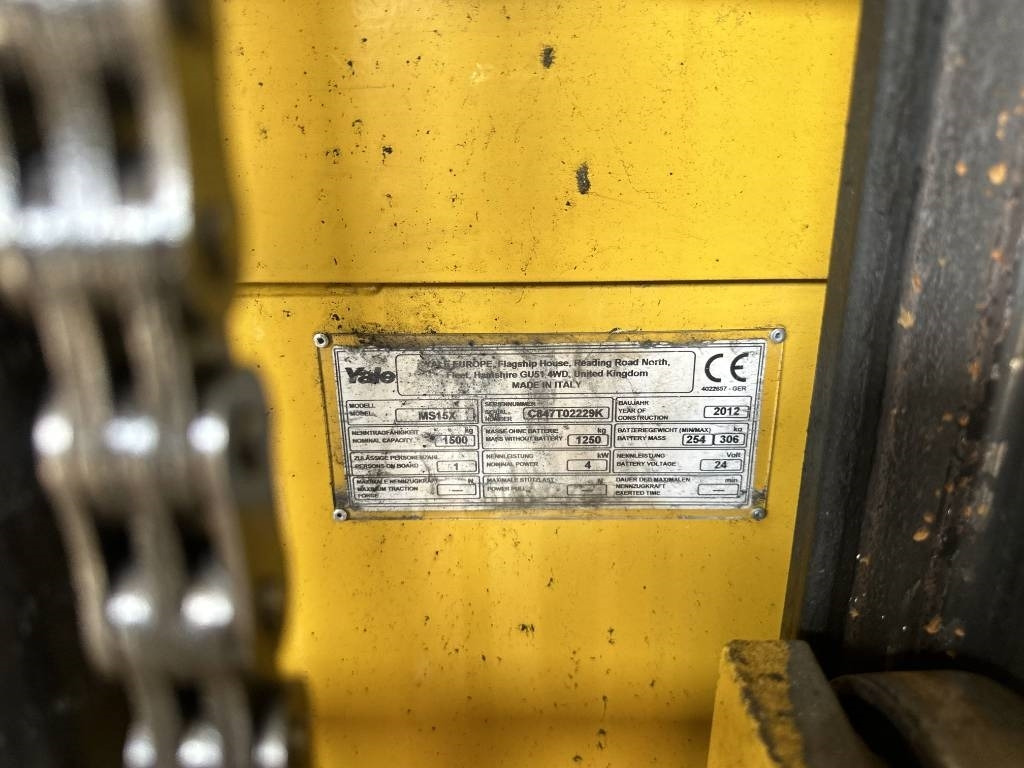 Yale ms15x - Gerbeur: photos 2 Yale ms15x - Gerbeur: photos 2