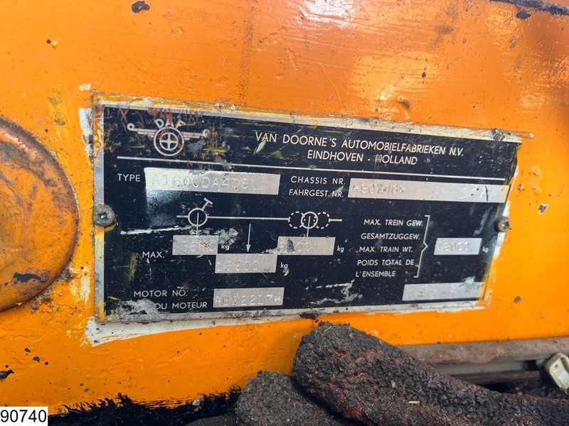 Camion benne DAF A1600 Manual, Steel suspension, PTO: photos 7