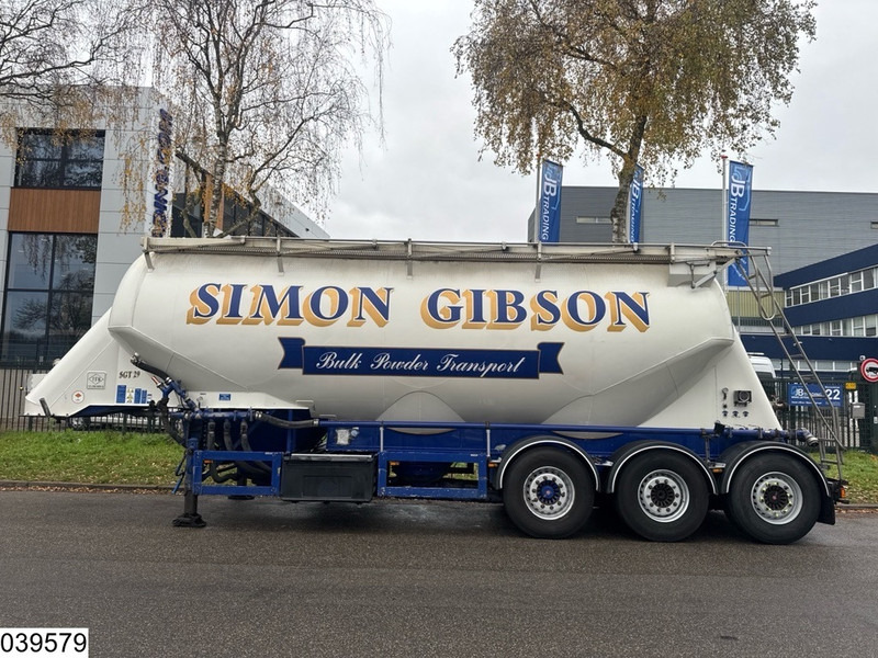 Feldbinder Silo 40.000 Liter, 3 Comp - Semi-remorque citerne: photos 2 Feldbinder Silo 40.000 Liter, 3 Comp - Semi-remorque citerne: photos 2