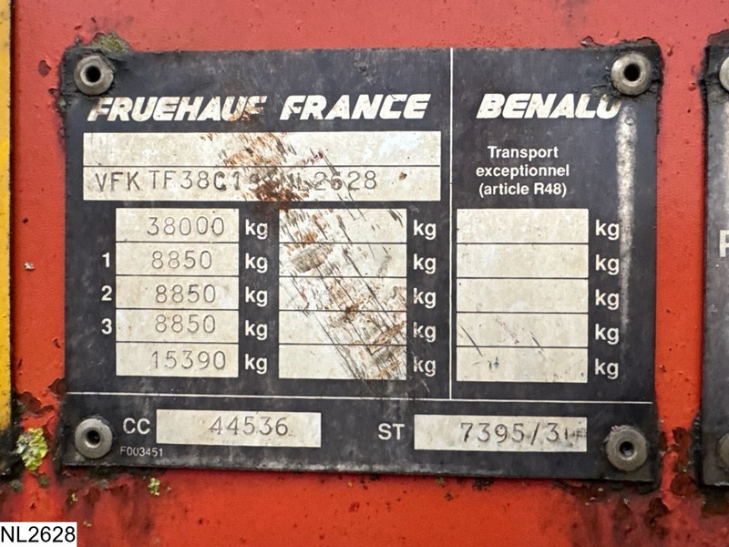 Fruehauf Chassis 20 ft, ADR - Semi-remorque porte-conteneur/ Caisse mobile: photos 4 Fruehauf Chassis 20 ft, ADR - Semi-remorque porte-conteneur/ Caisse mobile: photos 4