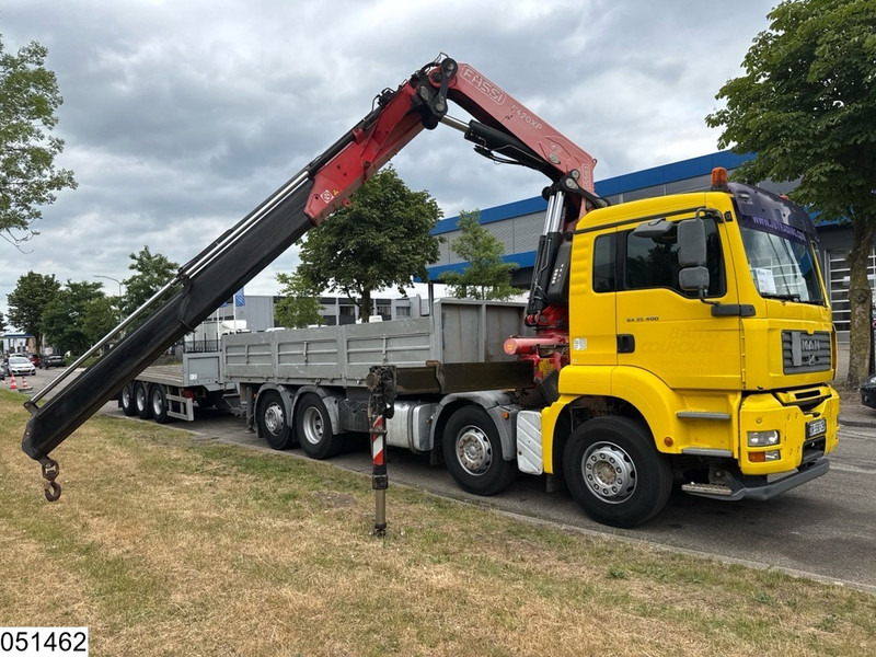 MAN TGA 35 400 8x2, Handgeschakeld, Fassi, Remote, Combi - Camion plateau, Camion grue: photos 3 MAN TGA 35 400 8x2, Handgeschakeld, Fassi, Remote, Combi - Camion plateau, Camion grue: photos 3
