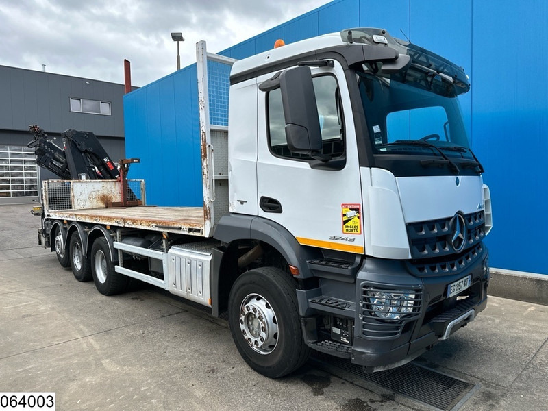Mercedes-Benz Arocs 3243 8x4, EURO 6, Hiab, Remote - Camion plateau, Camion grue: photos 3 Mercedes-Benz Arocs 3243 8x4, EURO 6, Hiab, Remote - Camion plateau, Camion grue: photos 3