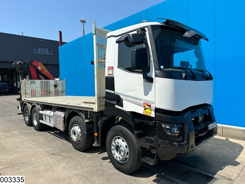 Renault C 430 8X4, EURO 6, Steel suspension, Palfinger - Camion plateau, Camion grue: photos 3 Renault C 430 8X4, EURO 6, Steel suspension, Palfinger - Camion plateau, Camion grue: photos 3