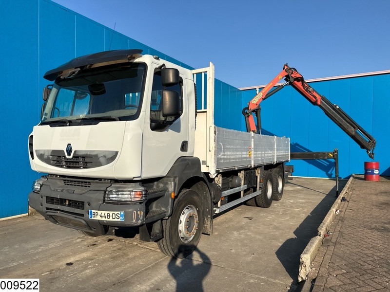Renault Kerax 380 Dxi 6X4, EURO 5, Steel suspension, Palfinger - Camion plateau, Camion grue: photos 2 Renault Kerax 380 Dxi 6X4, EURO 5, Steel suspension, Palfinger - Camion plateau, Camion grue: photos 2