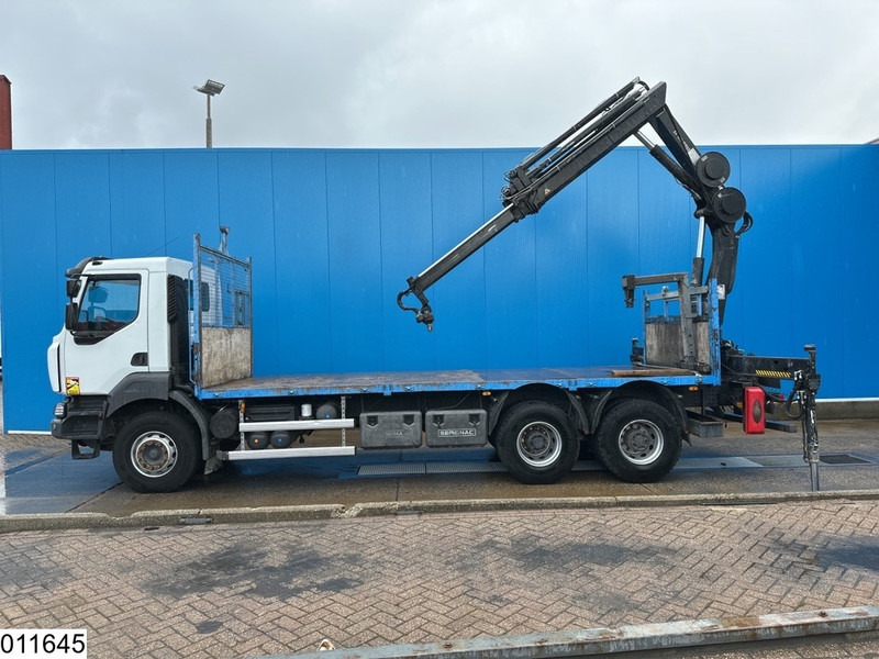 Renault Kerax 380 Dxi 6x4, EURO 5, Hiab, Remote, Steel Suspension - Camion plateau, Camion grue: photos 3 Renault Kerax 380 Dxi 6x4, EURO 5, Hiab, Remote, Steel Suspension - Camion plateau, Camion grue: photos 3