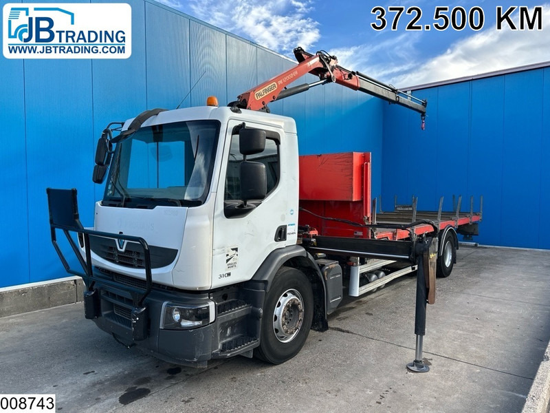 Renault Premium 310 Dxi EURO 5, Palfinger, Manual transmission - Camion plateau, Camion grue: photos 1 Renault Premium 310 Dxi EURO 5, Palfinger, Manual transmission - Camion plateau, Camion grue: photos 1