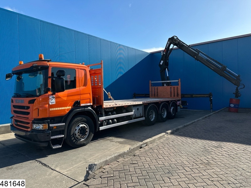 Scania P 410 8x4, EURO 6, HIAB, Remote - Camion plateau, Camion grue: photos 2 Scania P 410 8x4, EURO 6, HIAB, Remote - Camion plateau, Camion grue: photos 2
