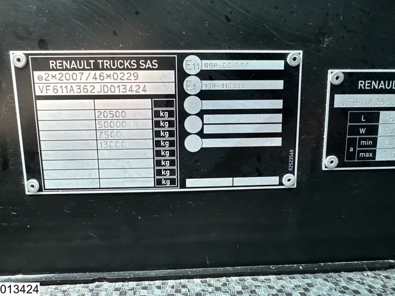 Renault T 480 EURO 6, Airco - Tracteur routier: photos 5 Renault T 480 EURO 6, Airco - Tracteur routier: photos 5