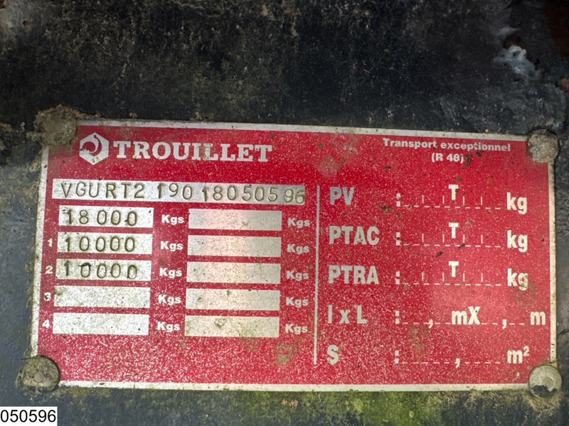 Trouillet Autonoom - Remorque plateau: photos 4 Trouillet Autonoom - Remorque plateau: photos 4