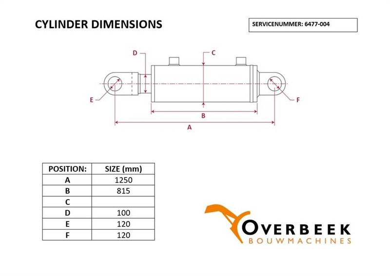 Komatsu WA470/480 - Cylinder/Zylinder/Cilinder - Hydraulique pour Engins de chantier: photos 4 Komatsu WA470/480 - Cylinder/Zylinder/Cilinder - Hydraulique pour Engins de chantier: photos 4