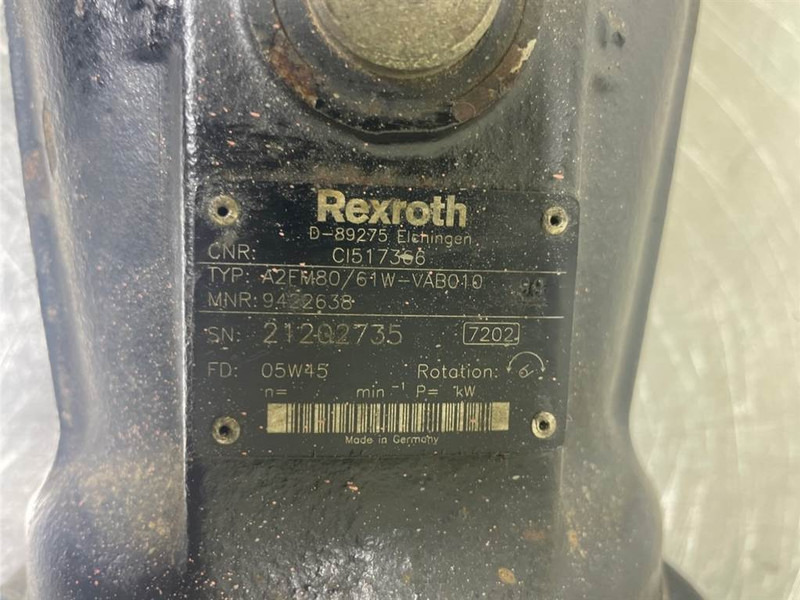 Manitou 160ATJ-Rexroth A2FM80/61W-Drive motor/Fahrmotor - Hydraulique pour Engins de chantier: photos 4 Manitou 160ATJ-Rexroth A2FM80/61W-Drive motor/Fahrmotor - Hydraulique pour Engins de chantier: photos 4