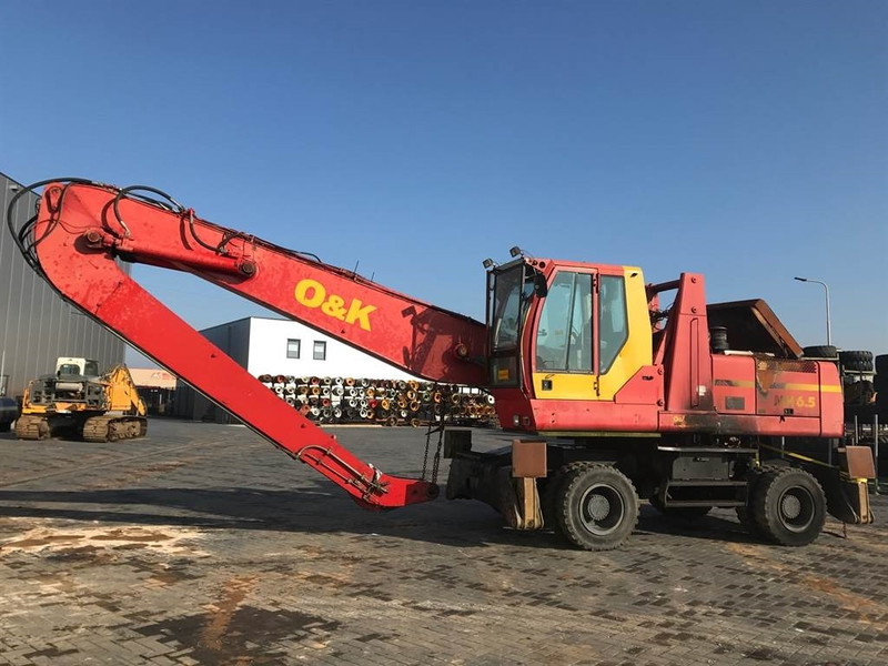 O & K MH 6.5 (For parts) - Pelle sur pneus: photos 1 O & K MH 6.5 (For parts) - Pelle sur pneus: photos 1