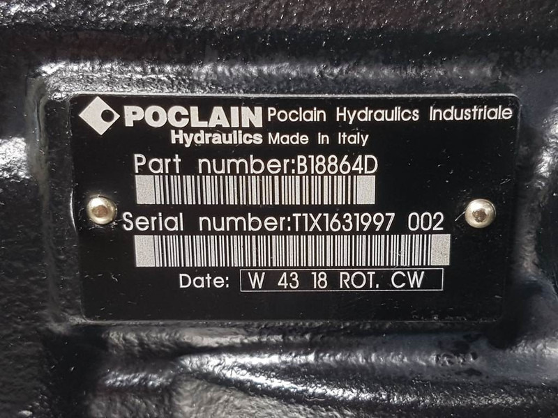 Poclain B18864D - Drive pump/Fahrpumpe/Rijpomp - Hydraulique pour Engins de chantier: photos 5 Poclain B18864D - Drive pump/Fahrpumpe/Rijpomp - Hydraulique pour Engins de chantier: photos 5