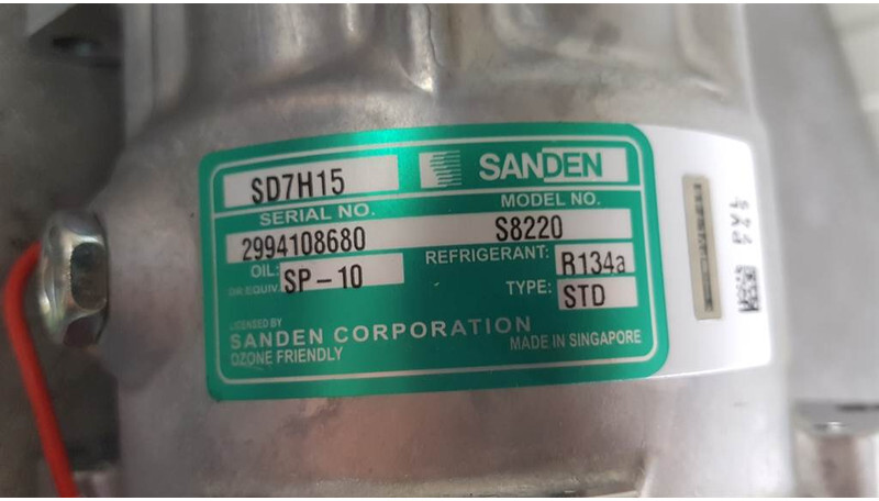 SANDEN SD7H15-S8220-Compressor/Kompressor/Aircopom - Compresseur de climatisation pour Engins de chantier: photos 3 SANDEN SD7H15-S8220-Compressor/Kompressor/Aircopom - Compresseur de climatisation pour Engins de chantier: photos 3