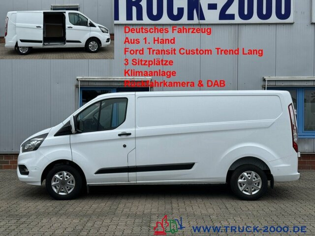 Ford Transit Custom Lang Trend 3Sitzer + Klima + DAB - Fourgonnette: photos 1 Ford Transit Custom Lang Trend 3Sitzer + Klima + DAB - Fourgonnette: photos 1