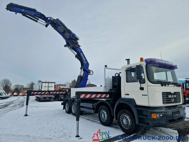MAN 32.364 8x4 PK75000 Jib Winde Höhe 28m 16t./2.50m - Camion plateau, Camion grue: photos 5 MAN 32.364 8x4 PK75000 Jib Winde Höhe 28m 16t./2.50m - Camion plateau, Camion grue: photos 5