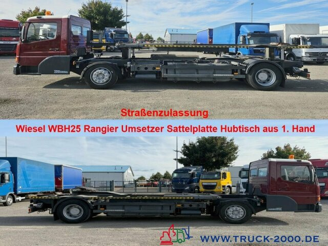 Mercedes-Benz Kamag Wiesel WBH25 Umsetzer + Sattelplatte - Camion porte-conteneur/ Caisse mobile: photos 1 Mercedes-Benz Kamag Wiesel WBH25 Umsetzer + Sattelplatte - Camion porte-conteneur/ Caisse mobile: photos 1