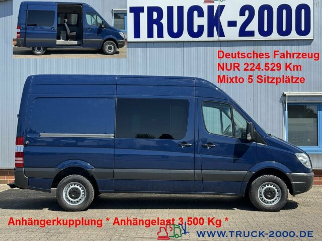 Fourgon utilitaire Mercedes-Benz Sprinter 316 Mixto 5 Sitzer Klima + AHK 3.500 Kg: photos 1