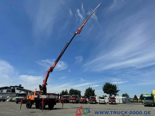Unimog U1700 Kran PK16000 + Jib Höhe 22,50m + Winde - Camion grue: photos 3 Unimog U1700 Kran PK16000 + Jib Höhe 22,50m + Winde - Camion grue: photos 3