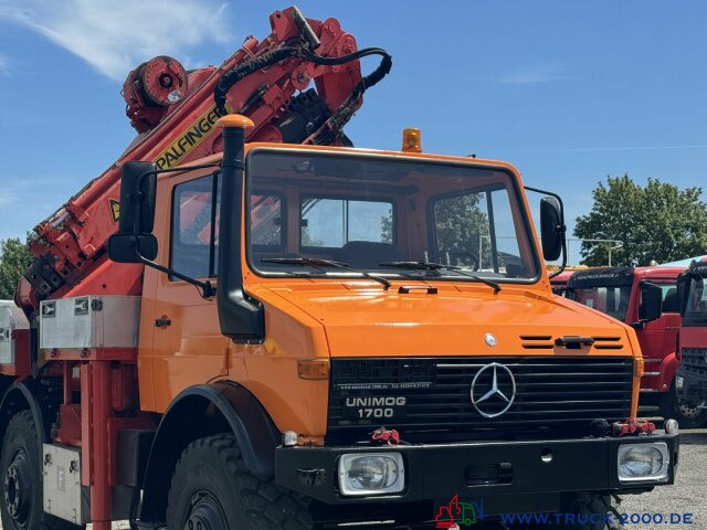 Unimog U1700 Kran PK16000 + Jib Höhe 22,50m + Winde - Camion grue: photos 5 Unimog U1700 Kran PK16000 + Jib Höhe 22,50m + Winde - Camion grue: photos 5