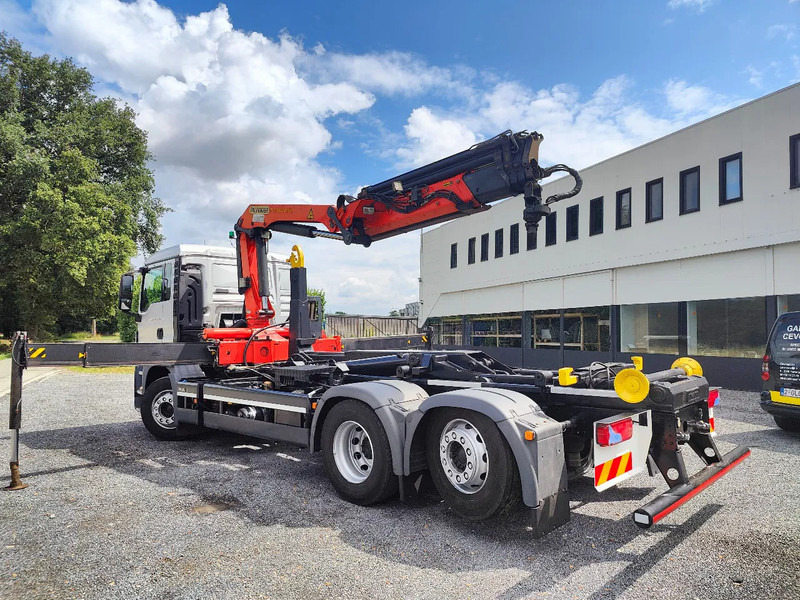Camion ampliroll, Camion grue MAN TGS 26.420 Container / Palfinger PK18002: photos 10