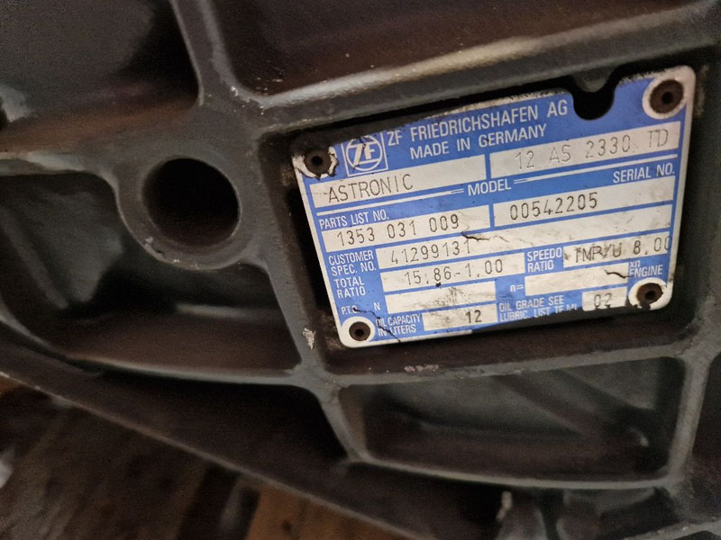 ZF ASTRONIC 12AS2330 TD - Boîte de vitesse: photos 3 ZF ASTRONIC 12AS2330 TD - Boîte de vitesse: photos 3