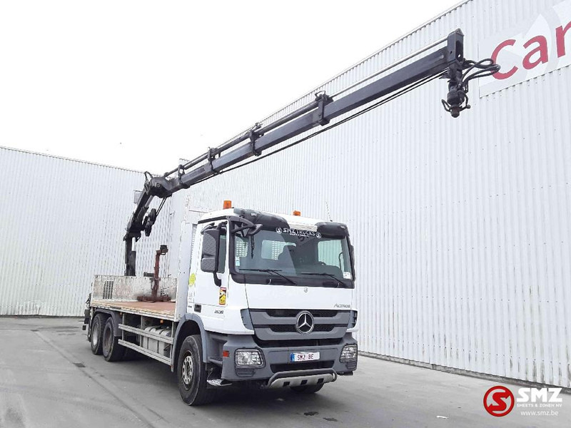 Mercedes-Benz Actros 2636 hiab 166fs 4 remote - Camion plateau, Camion grue: photos 1 Mercedes-Benz Actros 2636 hiab 166fs 4 remote - Camion plateau, Camion grue: photos 1