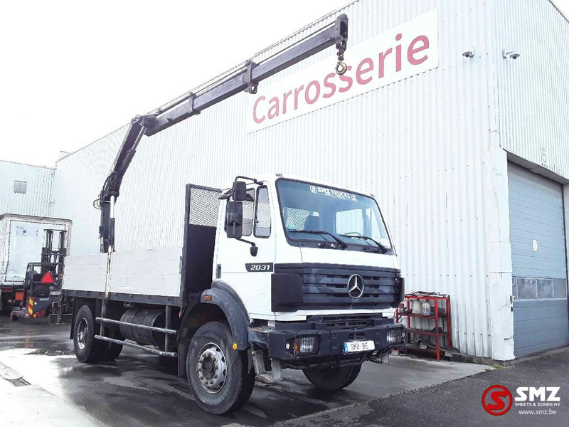 Mercedes-Benz SK 2031 lames manual - Camion plateau, Camion grue: photos 1 Mercedes-Benz SK 2031 lames manual - Camion plateau, Camion grue: photos 1