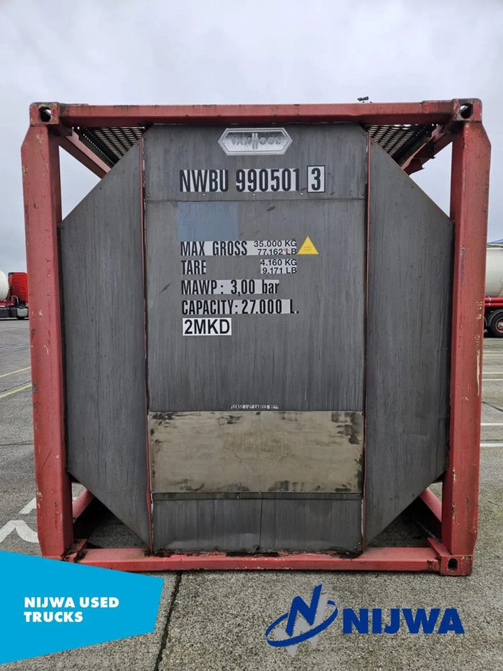 Vanhool TCIS20-27/4 20 FT Container - Non ADR - Conteneur citerne: photos 2 Vanhool TCIS20-27/4 20 FT Container - Non ADR - Conteneur citerne: photos 2