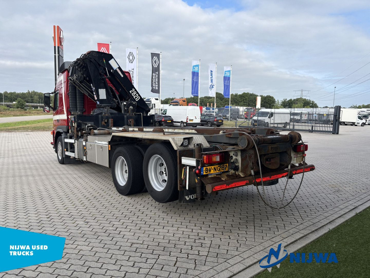 Volvo FM 440 6x2 Kabelsysteem + Kraan - Camion ampliroll, Camion grue: photos 4 Volvo FM 440 6x2 Kabelsysteem + Kraan - Camion ampliroll, Camion grue: photos 4