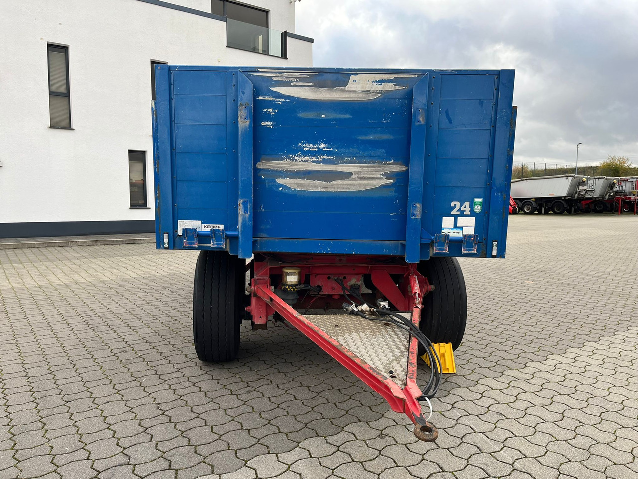 Kempf PA18 Baustoff Unfall Fahrbereit - Remorque plateau: photos 3 Kempf PA18 Baustoff Unfall Fahrbereit - Remorque plateau: photos 3