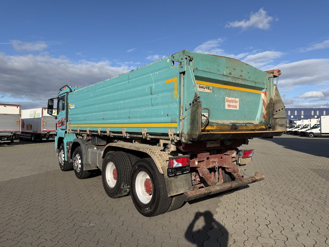 Camion benne MAN TGS 35.460 8x4  Dautel   Intarder: photos 9