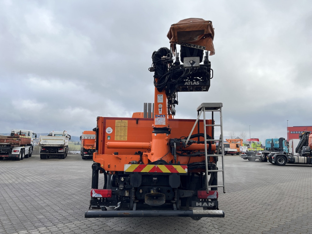 Camion grue, Camion plateau MAN TGX 26.480 6x2  Atlas 145.2 Baustoff: photos 10