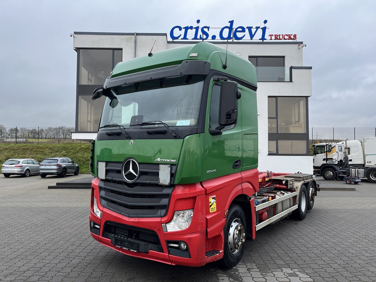 Mercedes-Benz Actros 2745 6x2 Gergen 21 70 Abrollkipper - Camion ampliroll: photos 1 Mercedes-Benz Actros 2745 6x2 Gergen 21 70 Abrollkipper - Camion ampliroll: photos 1