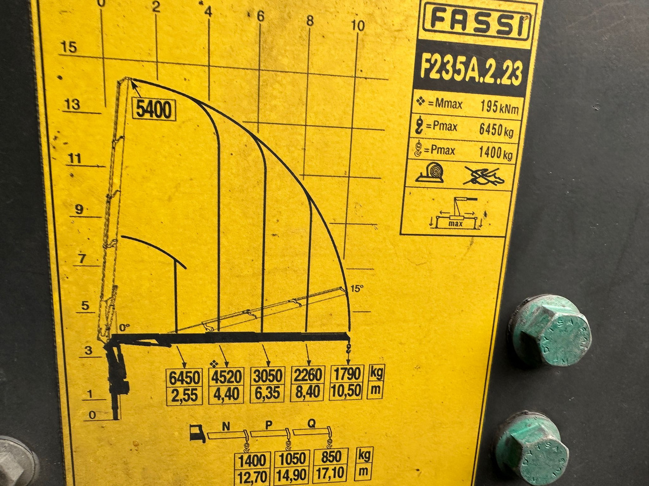 Palfinger FASSI F 235 A.2.23 Kran + Funk - Grue auxiliaire: photos 3 Palfinger FASSI F 235 A.2.23 Kran + Funk - Grue auxiliaire: photos 3