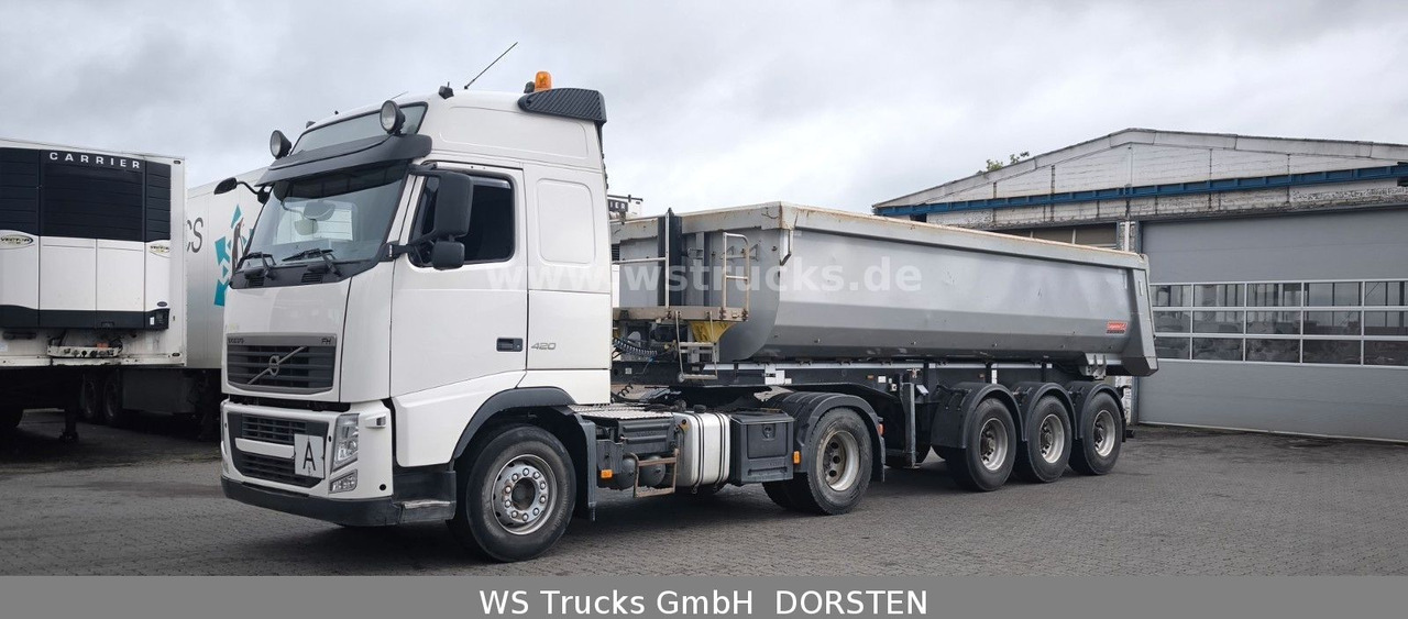 Volvo FH 420 SZM + Langendorf Kipper BPW Trommel - Tracteur routier: photos 1 Volvo FH 420 SZM + Langendorf Kipper BPW Trommel - Tracteur routier: photos 1
