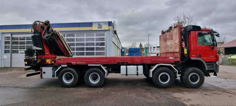 Mercedes Actros 4146 AK 8X8 FASSI 660 EINZELBER SEILWINDE - Camion plateau, Camion grue: photos 2 Mercedes Actros 4146 AK 8X8 FASSI 660 EINZELBER SEILWINDE - Camion plateau, Camion grue: photos 2
