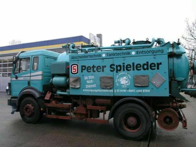 Camion vidangeur Mercedes-Benz ASSMANN SAUG SPÜL A3 TANK +KOMBIFZ f. Diesel/ Heizöl: photos 7
