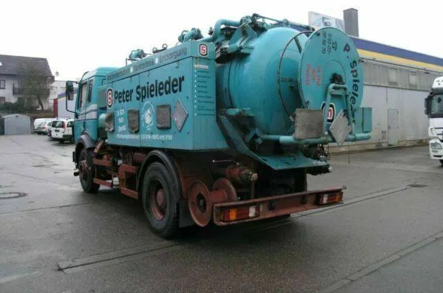 Camion vidangeur Mercedes-Benz ASSMANN SAUG SPÜL A3 TANK +KOMBIFZ f. Diesel/ Heizöl: photos 6