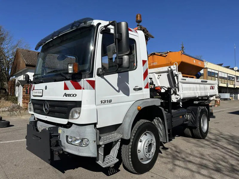 Mercedes-Benz Atego 1318 5 x AK Allrad Kran Palfinger 7001 - Camion benne, Camion grue: photos 4 Mercedes-Benz Atego 1318 5 x AK Allrad Kran Palfinger 7001 - Camion benne, Camion grue: photos 4