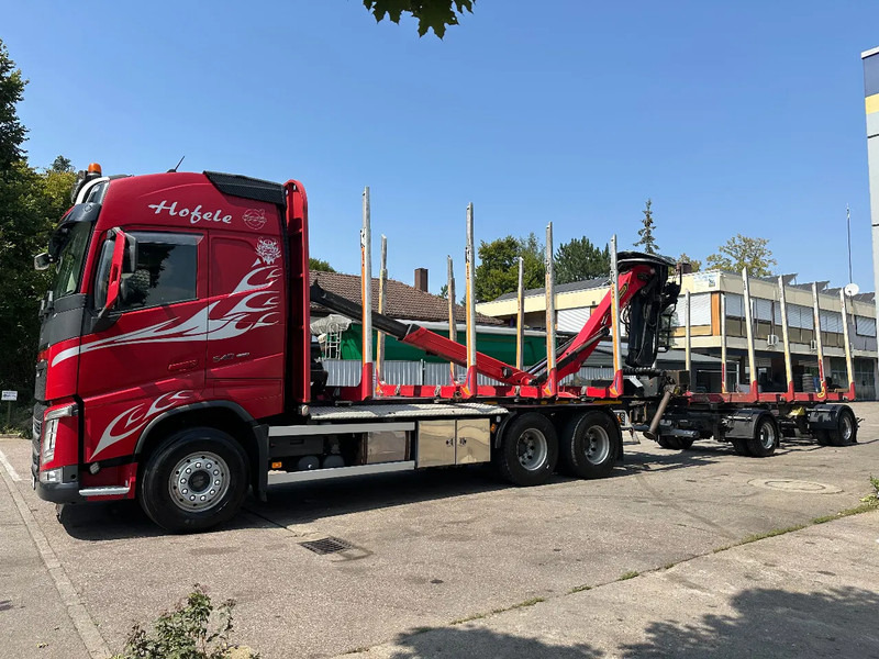Volvo FH 540 FH540*6x4*Kurzholzzug*Epsilon M12Z*Glogger Anhänger*Retarder - Camion grumier: photos 2 Volvo FH 540 FH540*6x4*Kurzholzzug*Epsilon M12Z*Glogger Anhänger*Retarder - Camion grumier: photos 2