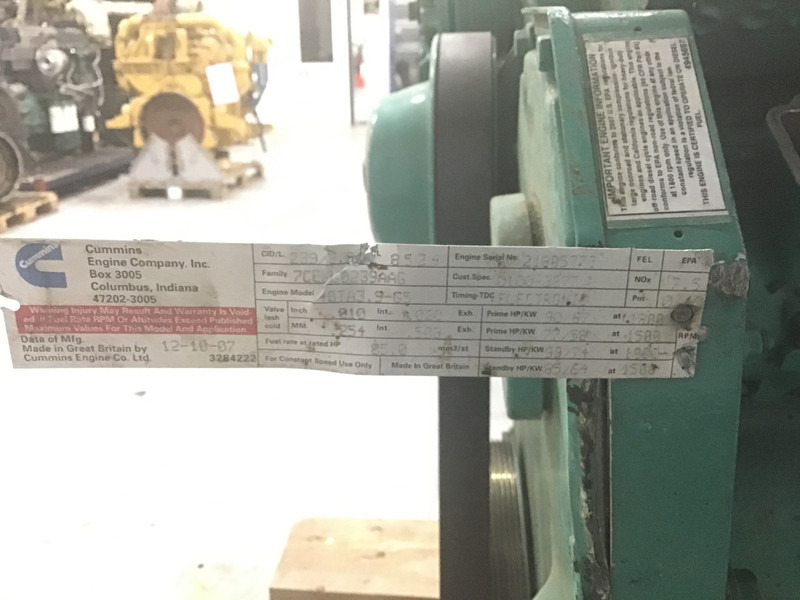 Engins de chantier Cummins 4BT3.9 CPL 8534 USED: photos 6