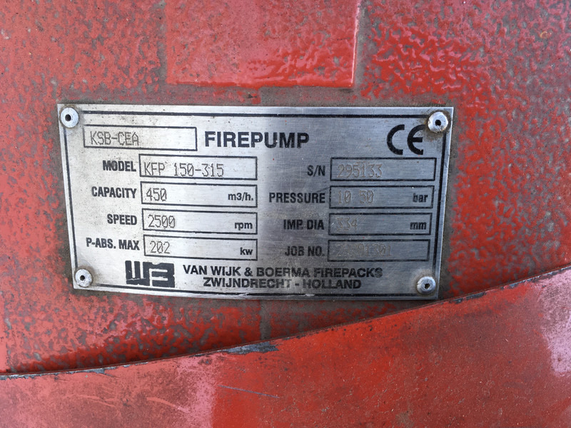 Pompe à eau Iveco N67MNTF40.01 PUMP 450M³/H USED: photos 10