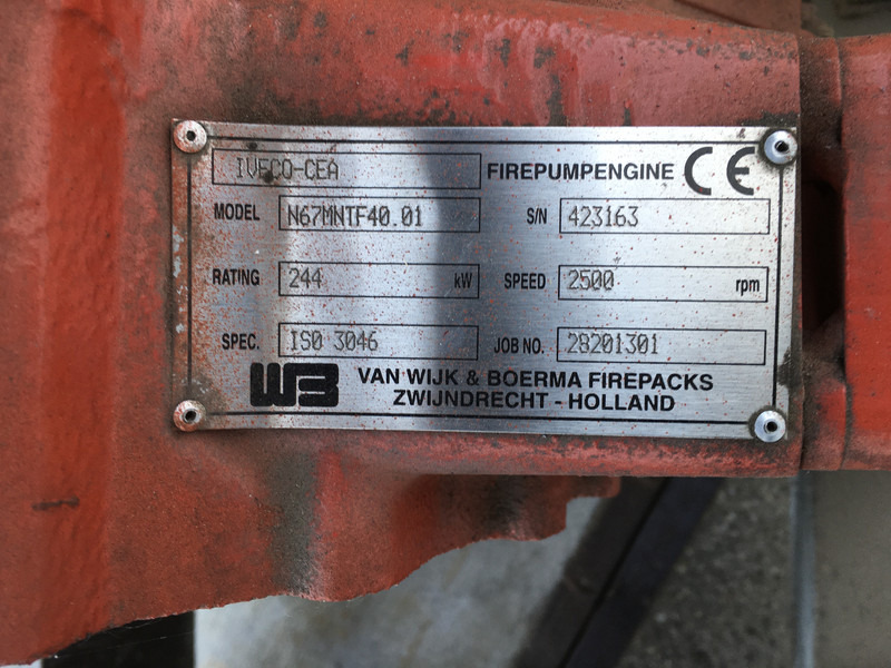 Pompe à eau Iveco N67MNTF40.01 PUMP 450M³/H USED: photos 6