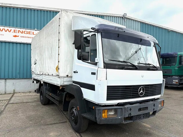 Mercedes-Benz LK 914 (6-CILINDER) WITH TENT BOX (MANUAL GEARBOX / FULL STEEL SUSPENSION / LOADING PLATFORM) - Camion à rideaux coulissants: photos 2 Mercedes-Benz LK 914 (6-CILINDER) WITH TENT BOX (MANUAL GEARBOX / FULL STEEL SUSPENSION / LOADING PLATFORM) - Camion à rideaux coulissants: photos 2