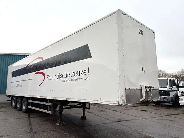 Pacton / JUMBO 3-AXLE CLOSED BOX WITH FULL STEEL CHASSIS (BPW-AXLES / DRUM BRAKES / ABS BRAKE SYSTEM / 13.60 METER) - Semi-remorque fourgon: photos 2 Pacton / JUMBO 3-AXLE CLOSED BOX WITH FULL STEEL CHASSIS (BPW-AXLES / DRUM BRAKES / ABS BRAKE SYSTEM / 13.60 METER) - Semi-remorque fourgon: photos 2