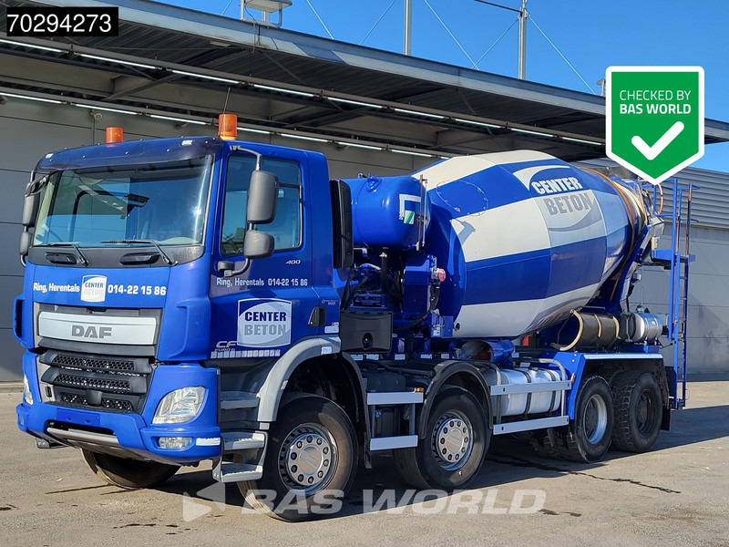 DAF CF 400 8X4 9m3 Stetter AM 9 FHCBL Mixer Manual Big-Axle Steelsuspension Euro 6 - Camion malaxeur: photos 1 DAF CF 400 8X4 9m3 Stetter AM 9 FHCBL Mixer Manual Big-Axle Steelsuspension Euro 6 - Camion malaxeur: photos 1